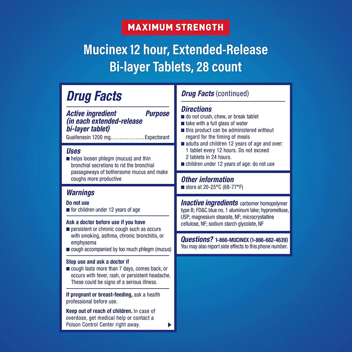 28 count Pack of 3 Extended-Release Expectorant Tablets Z744