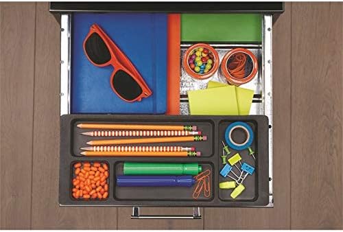 3 Drawer Metal File Organizer Cabinet in Black U97454