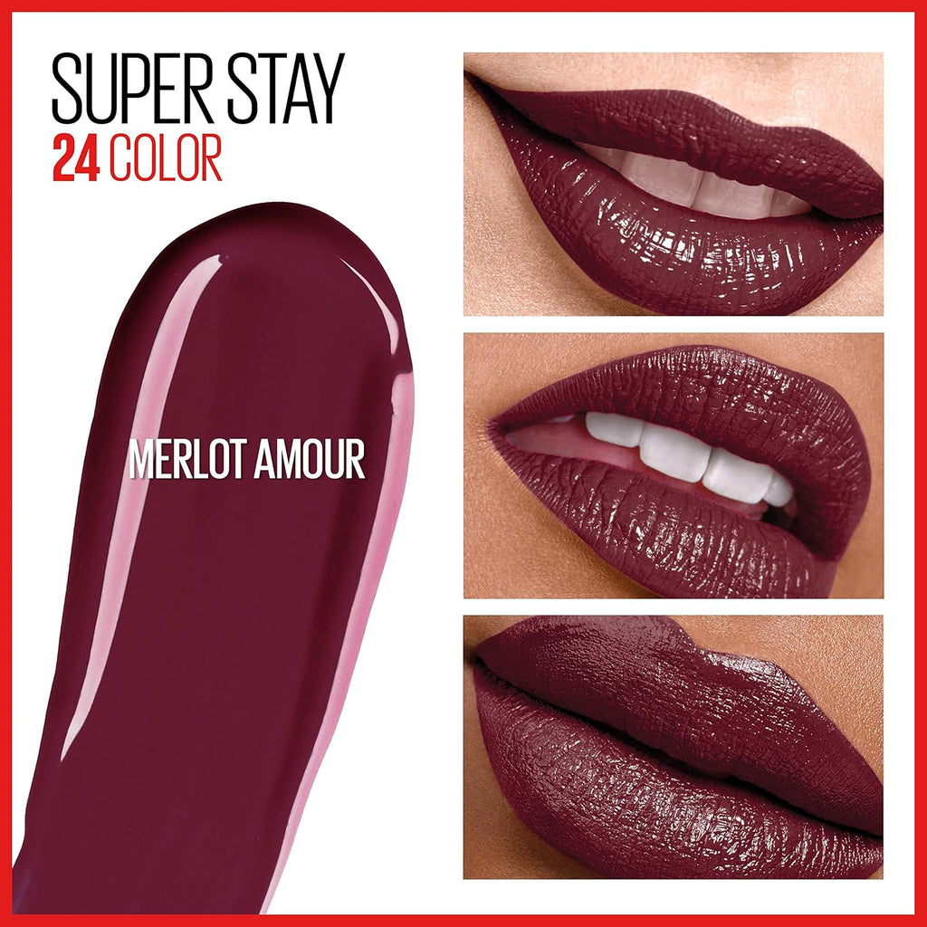 2-Step Long Lasting Liquid Lipstick, Red, 1 oz (Pack of 2) P558