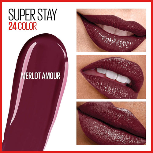 2-Step Long Lasting Liquid Lipstick, Red, 1 oz (Pack of 2) P558