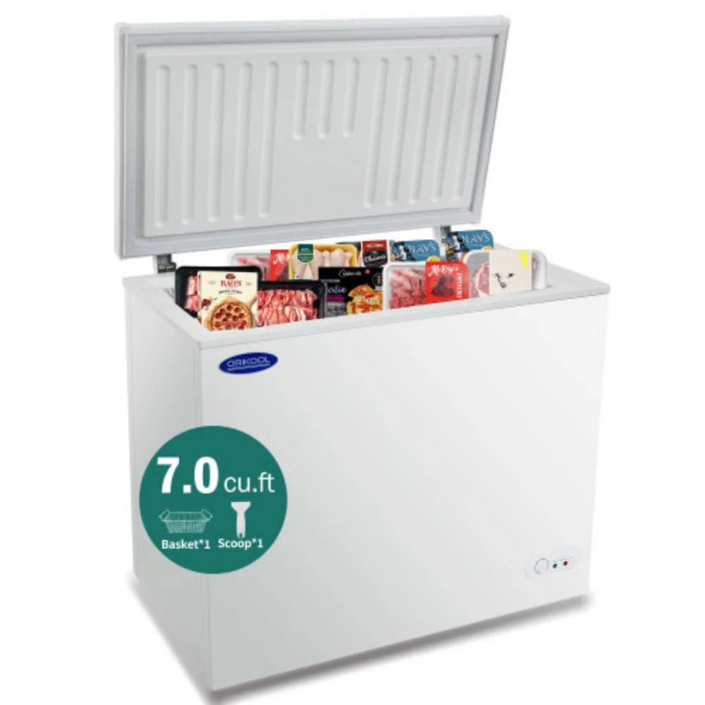 7.0 Cu.ft Chest Freezer with Lockable Lid R1213