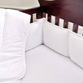 White Pique Crib Bumper C21261