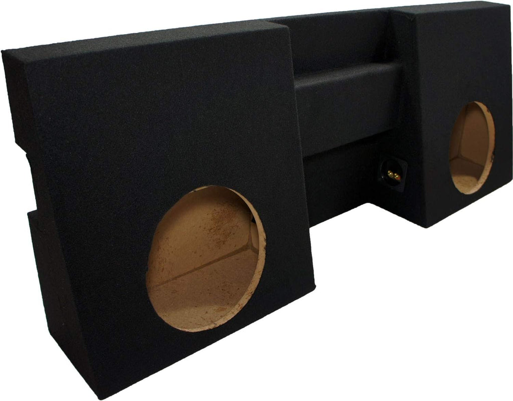 Compatible with 2005-2012 Toyota Tacoma Double Cab Dual 10 Sub Box Enclosure Y20982