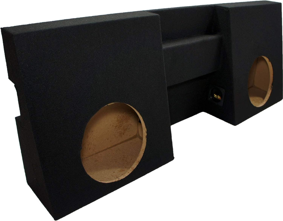 Compatible with 2005-2012 Toyota Tacoma Double Cab Dual 10 Sub Box Enclosure Y20982