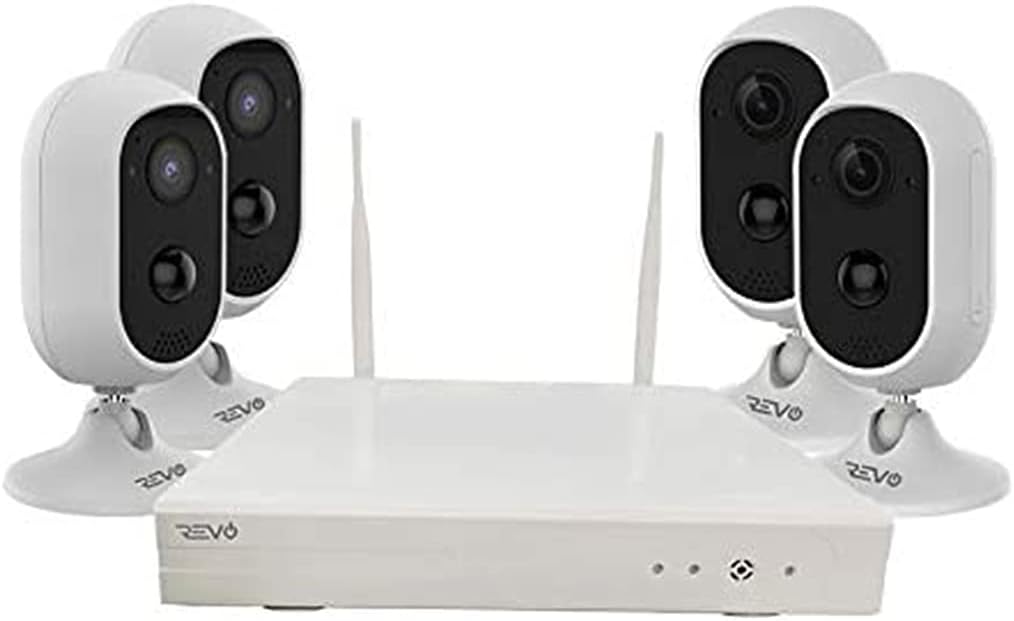 4CH Wireless NVR Security System with 1TB HDD & 4X 1080p Cameras Z6788