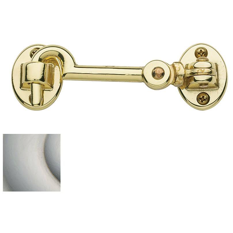 3-1/2 inch Swivel Cabin Door Hook Satin Nickel G276