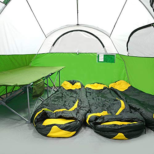 8 Person Weather Resistant Camping Tent with Carry Bag N586402