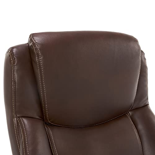 Black Bonded Leather High Back Ergonomic Office Chair I314