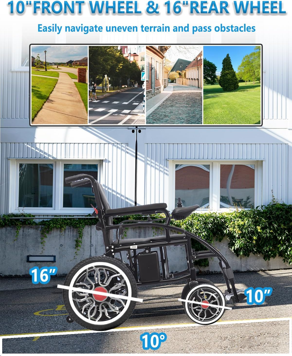 Lightweight Foldable Motorized Wheelchair I1870