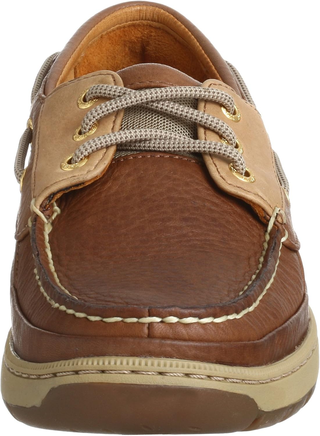 Tan 3-Eye Boat Shoe U34294