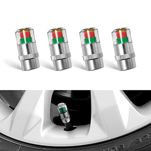 Universal 32PSI Tire Pressure Monitor Valve Stem Caps H4950