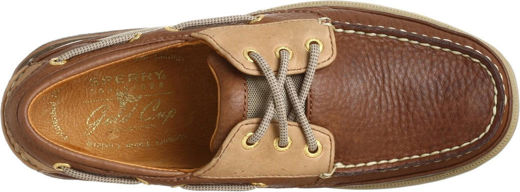 Tan 3-Eye Boat Shoe U34294