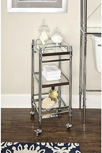 Glass Cart in Chrome D63003