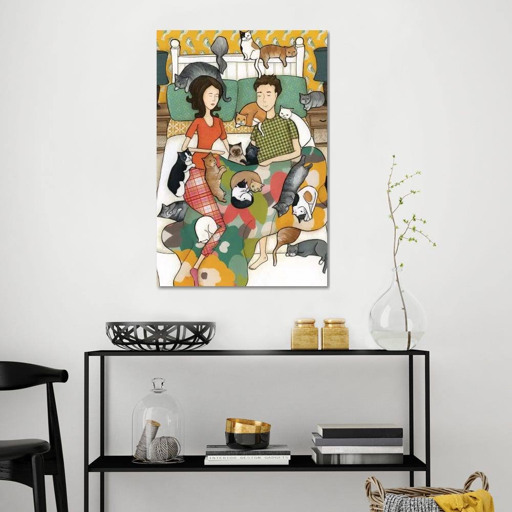 Canvas Wall Decor Prints Cat Nap E554428