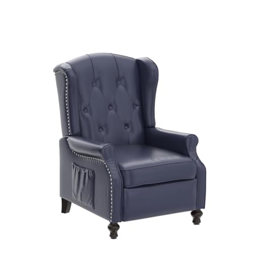 Tufted Fabric Pushback Recliner Chair with Remote Control R1509