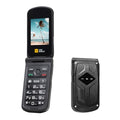Rugged Basic Flip Phone, 4G Feature Cell Phone, Waterproof & Drop-Proof, SOS Button, Speed Dial, 98dB Speaker, Large Fonts & Big Buttons I64548