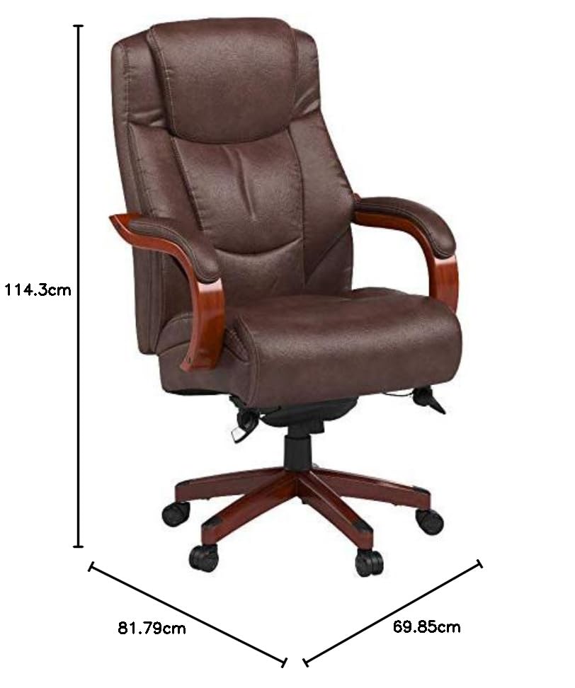 Black Bonded Leather High Back Ergonomic Office Chair I314