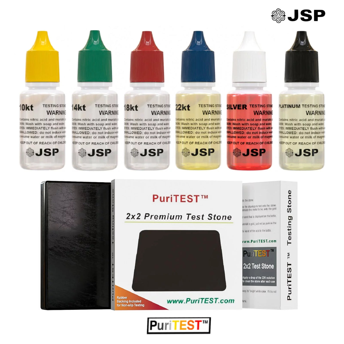 10K 14K 18K 22K 24K Platinum Jewelry Test Kit E245725