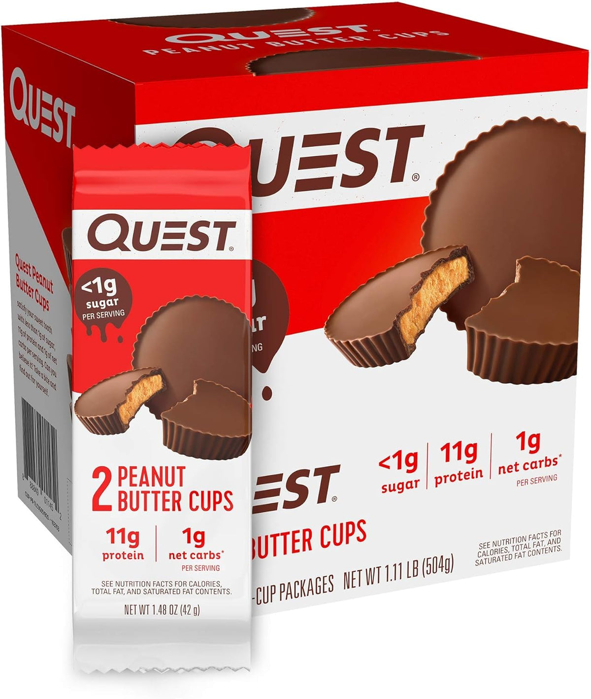 Protein Chips, Cheese Crackers & Peanut Butter Cups Variety Bundle (36 Count) J90277