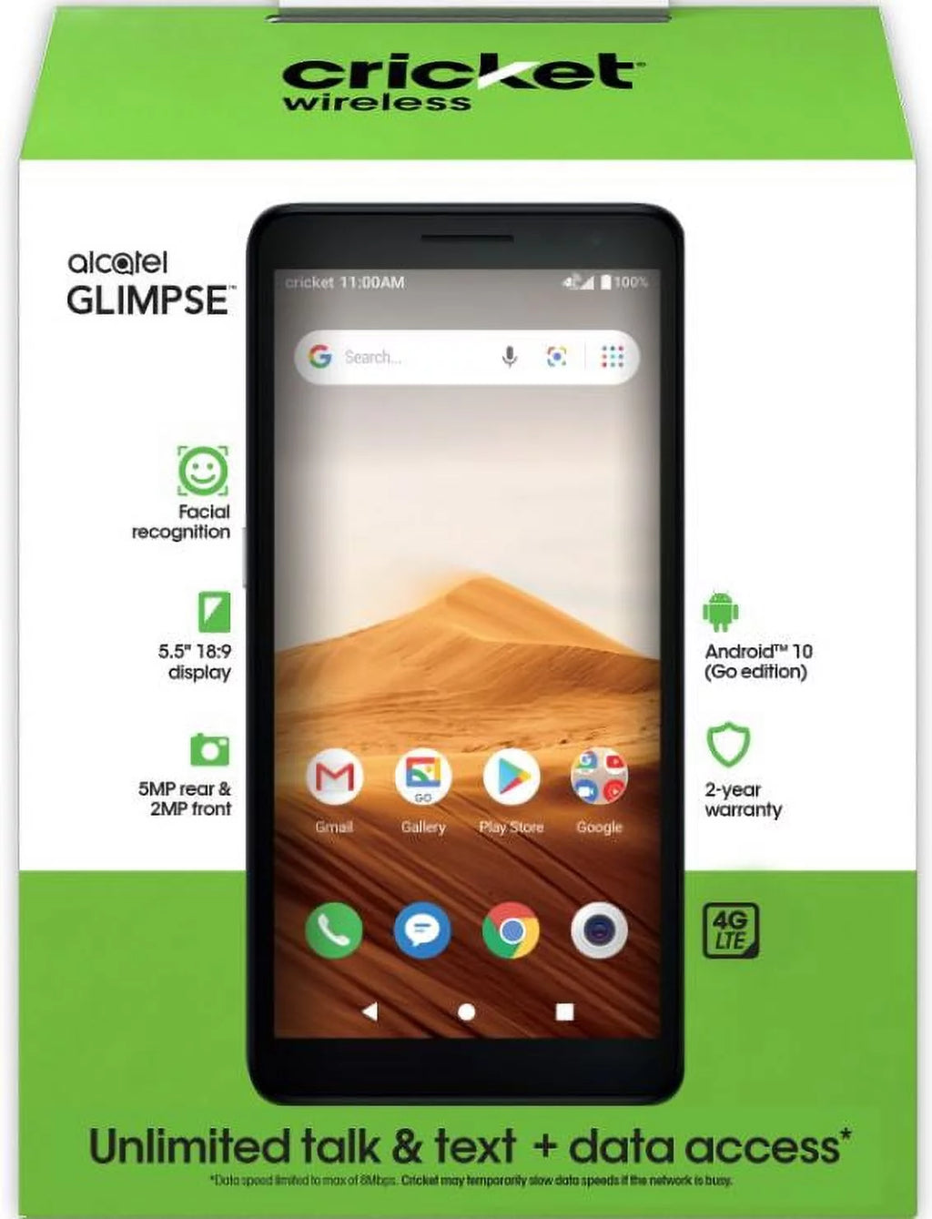 Suede Black 16GB Prepaid Smartphone T497318