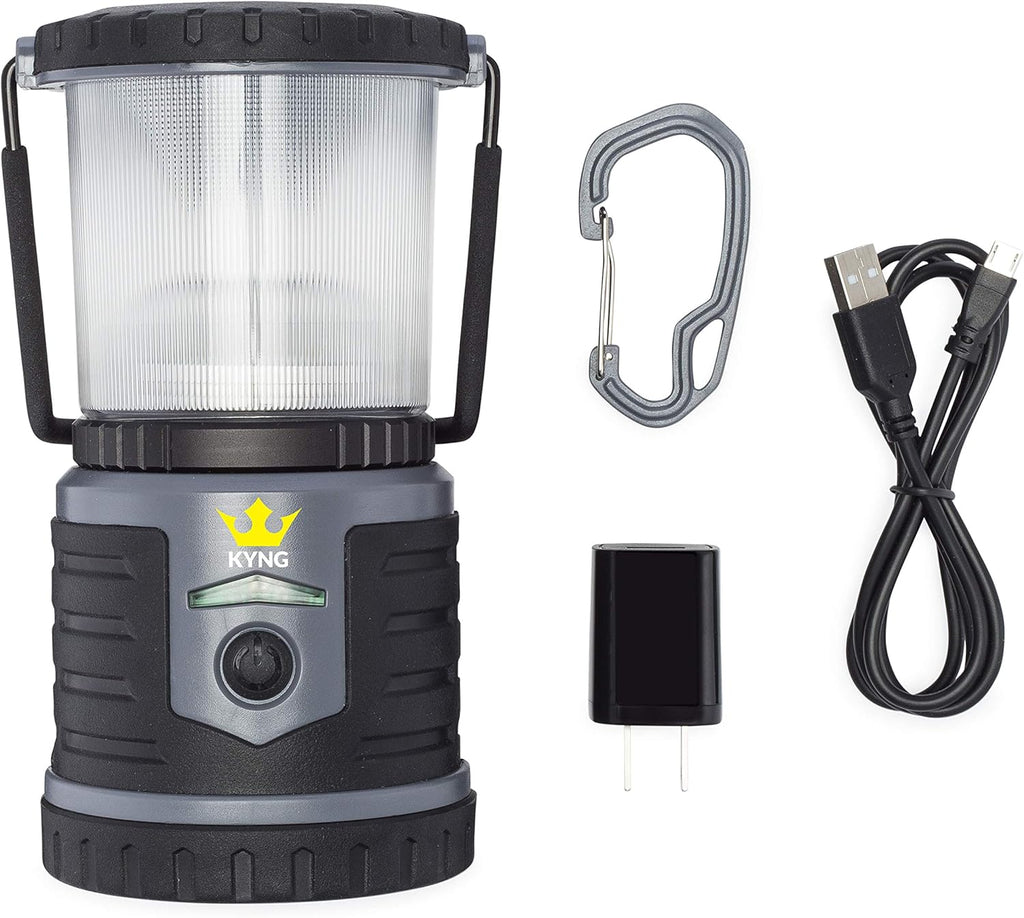 Rechargeable LED Lantern with USB Cord and Wall Plug S118576