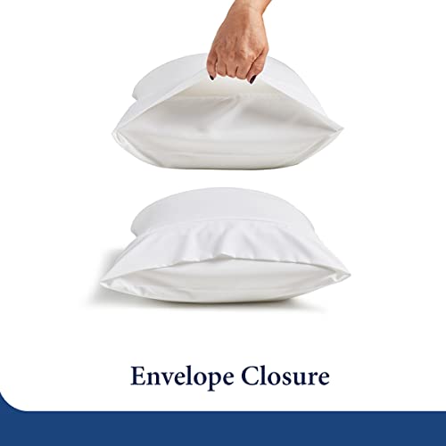 Set of 2 Standard White Pillowcases N632