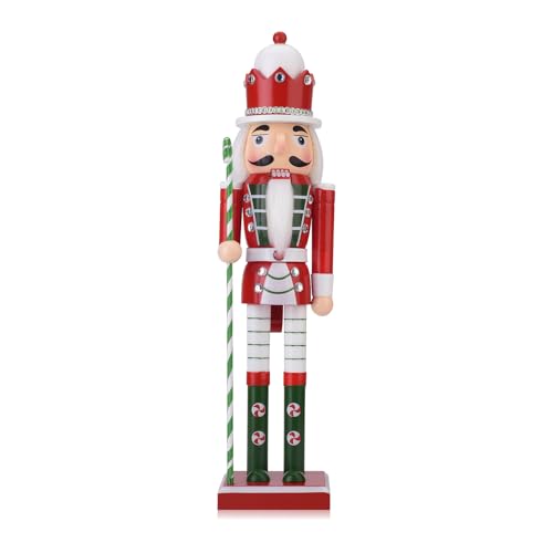 15 Inch Wooden Nutcracker Figure (Green) Z4939