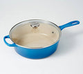 3.75-qt Cast Iron Cassadou with Glass Lid S3703