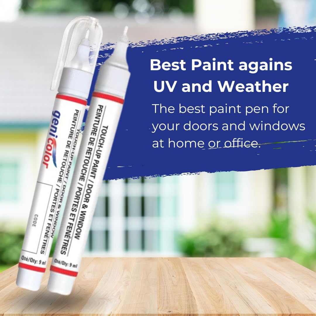 White Touch-up Paint Pen for PVC Metal Aluminum B17186
