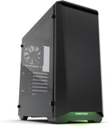 Steel ATX Mid Tower Case Tempered Glass Satin Black L342