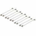 Window Shed Gate Door Latch Lock Catch Eye and Hook Clasp 10pcs J3289