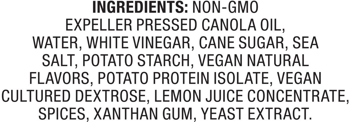 8.36 oz 6 Pack Vegan Ranch Salad Dressing Q9570