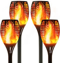 96 LED Waterproof Solar Tiki Torches 4 Pack K3814