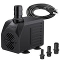 550 GPH 30W Quiet Submersible Water Pump with 3 Nozzles J356