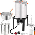 10 Quart Aluminum Propane Outdoor Fish Fryer Set D4826