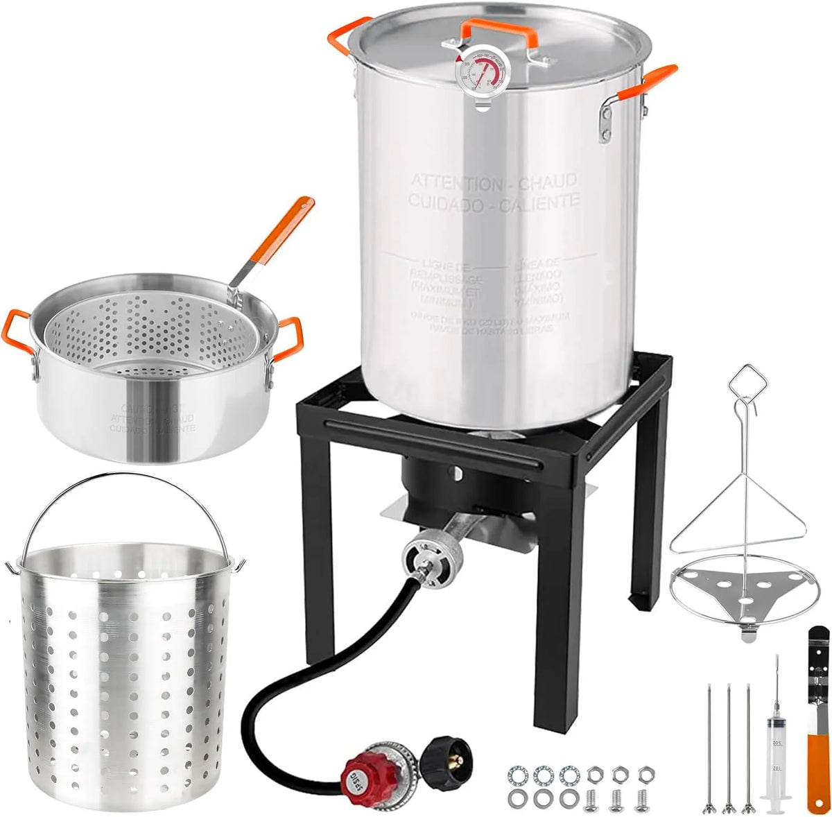 10 Quart Aluminum Propane Outdoor Fish Fryer Set D4826
