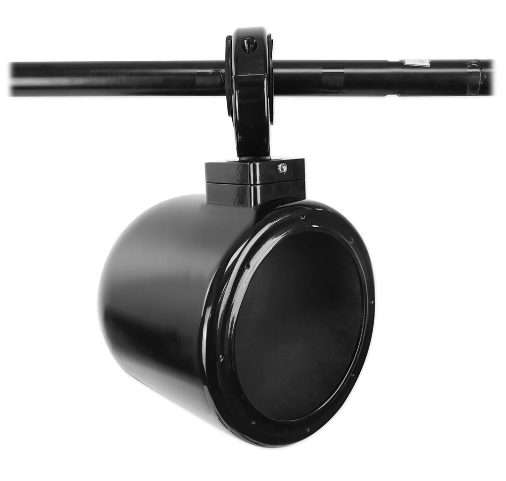 8" LED 900w 360° Swivel Black Aluminum Boat Speakers U20820