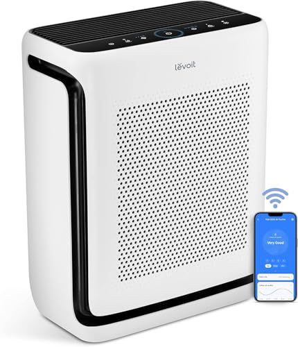 White Smart WiFi HEPA Air Purifier G679