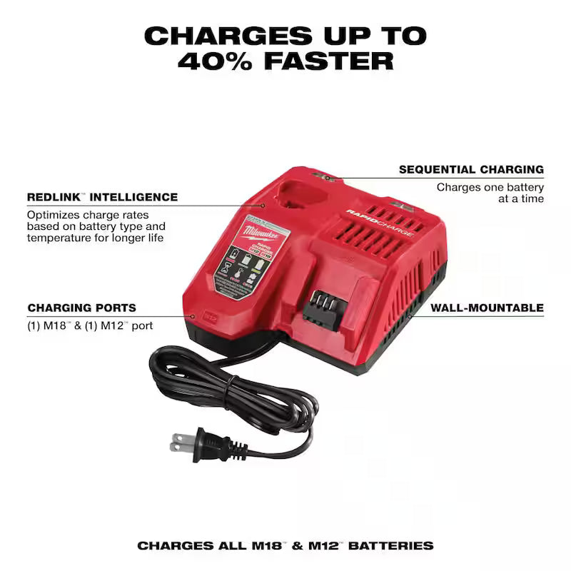 18-Volt Lithium-Ion Starter Kit with 8.0Ah Battery and Rapid Charger H337794