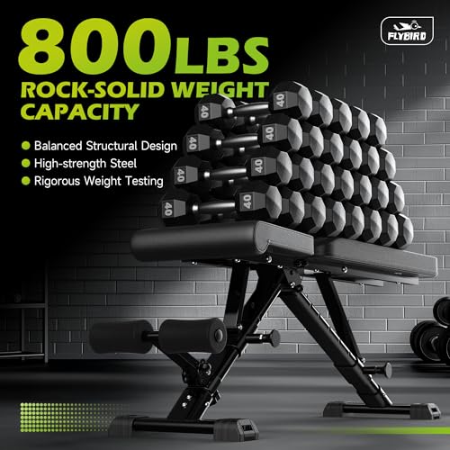 Adjustable Strength Training Weight Bench F21330