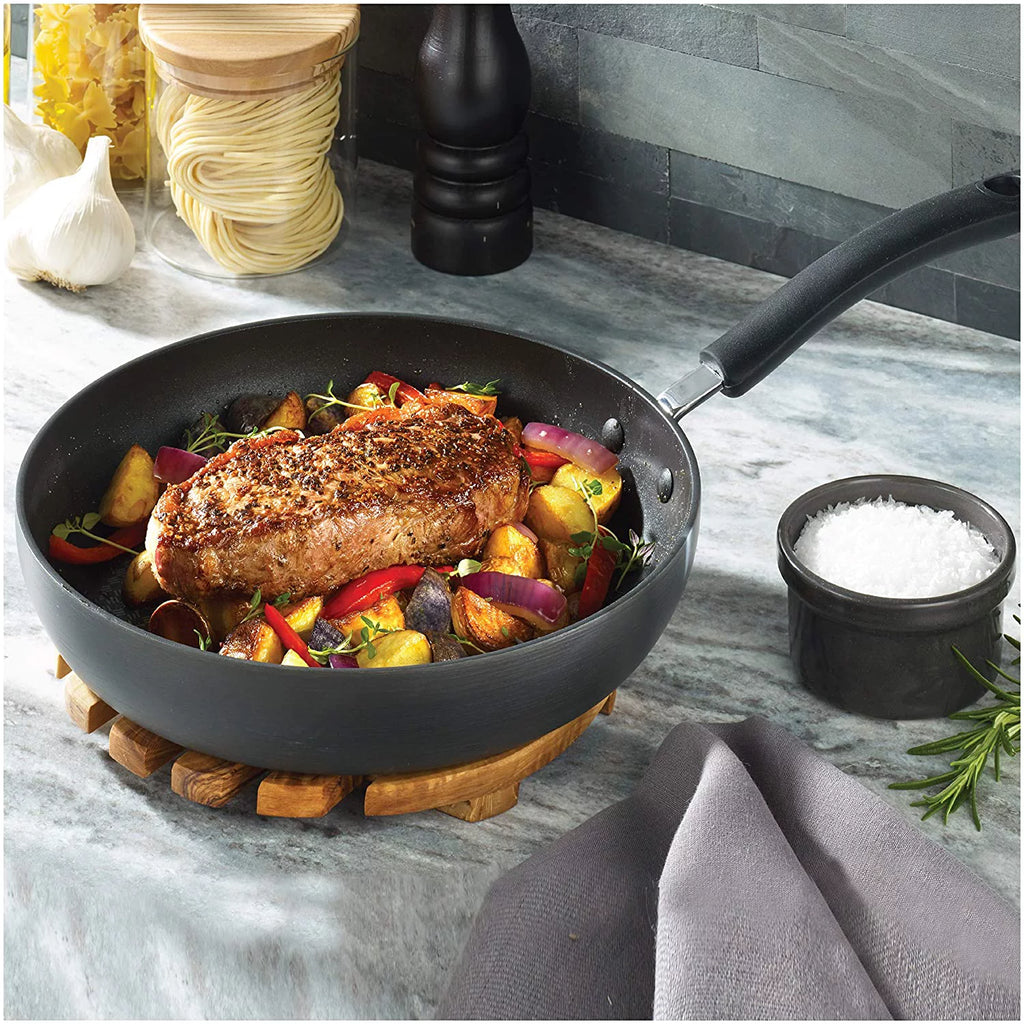 12 Piece Hard Anodized Nonstick Cookware Set Y186