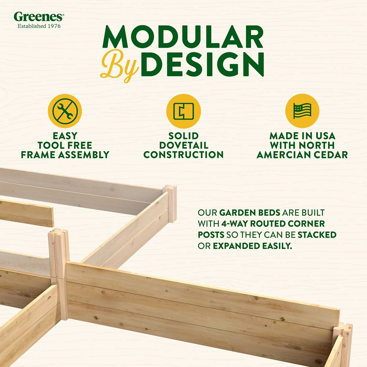 Cedar Raised Garden Bed I19537