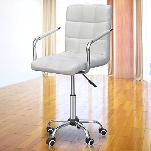 White Adjustable Executive Office Chair L993742