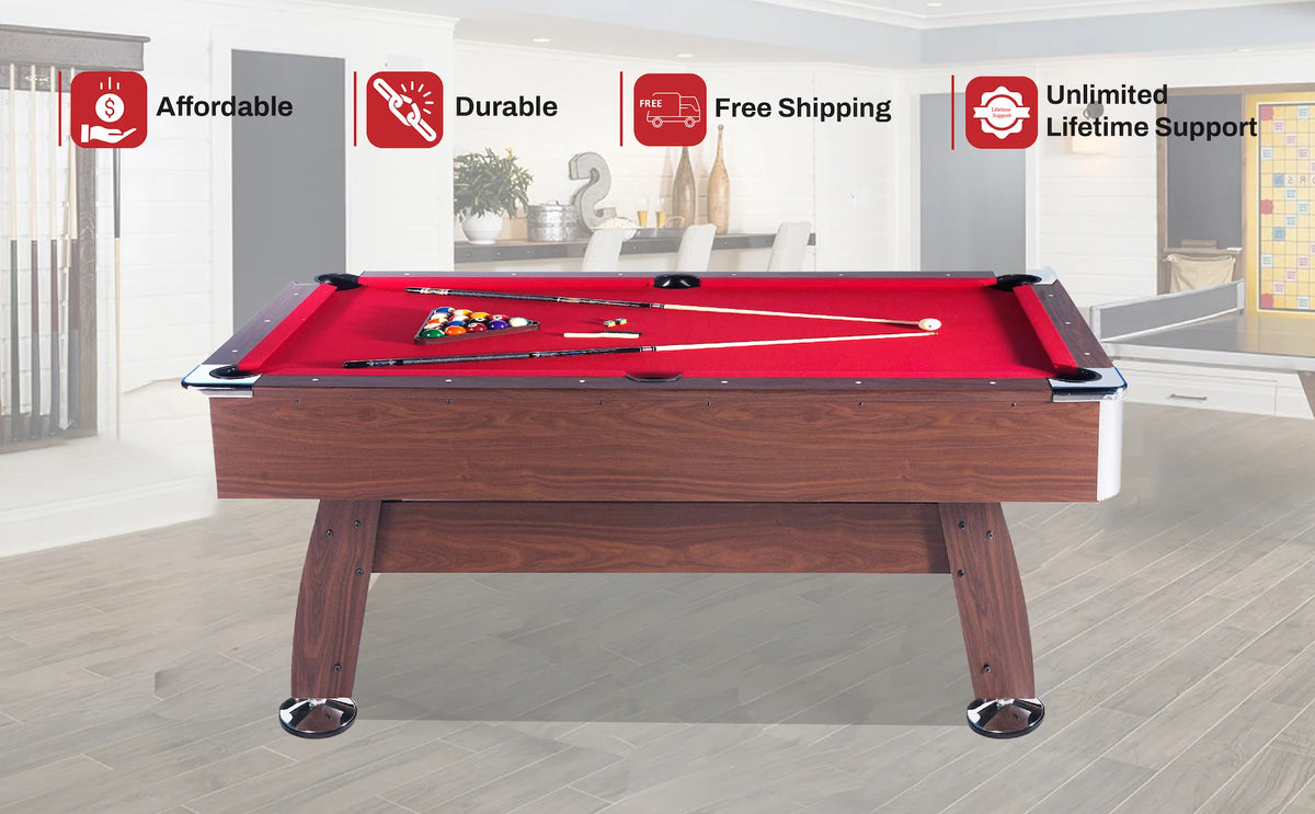7-Foot Tournament Billiard Pool Table Y26188