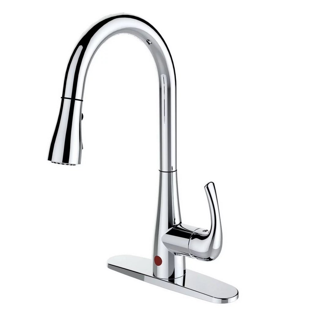 Single-Handle Pull-Down Sprayer Kitchen Faucet Chrome K932