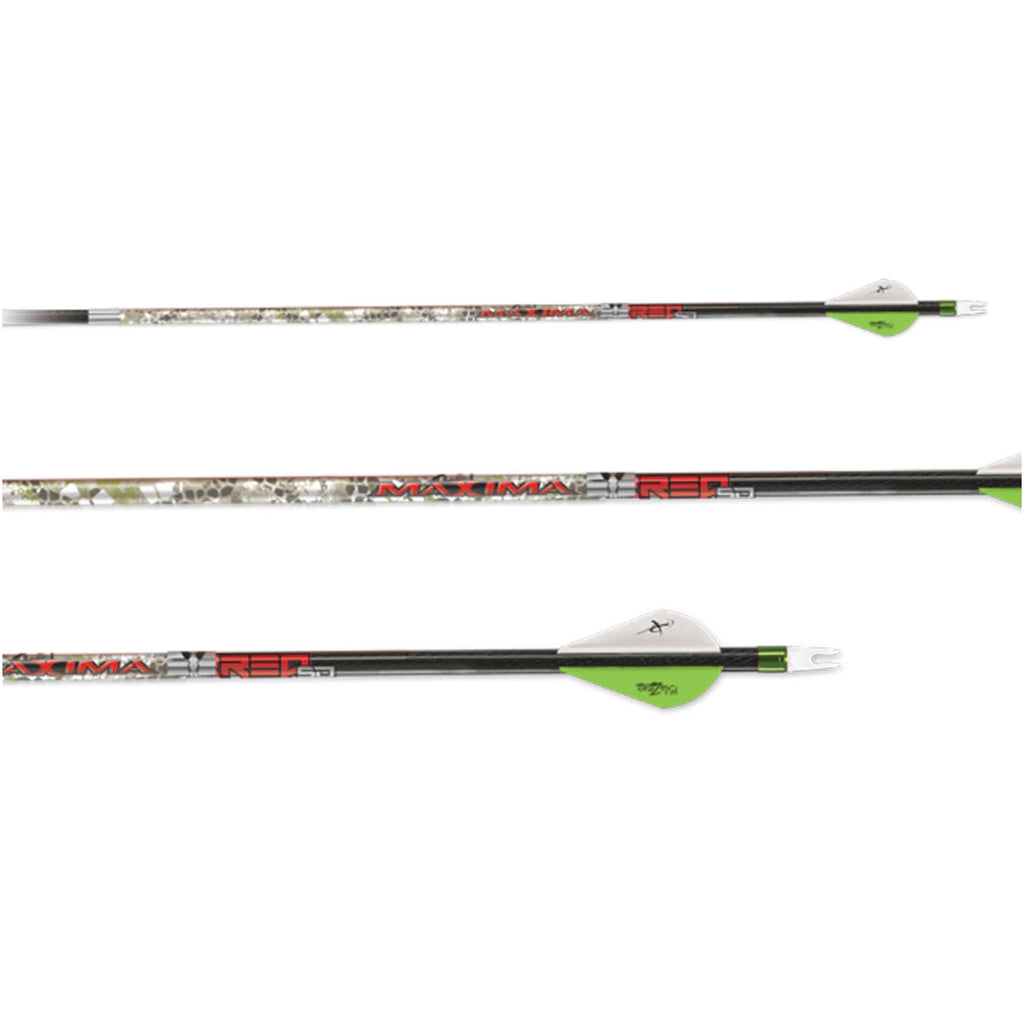 12Pk Carbon Express Maxima Red Badlands SD 350 Shafts K129861