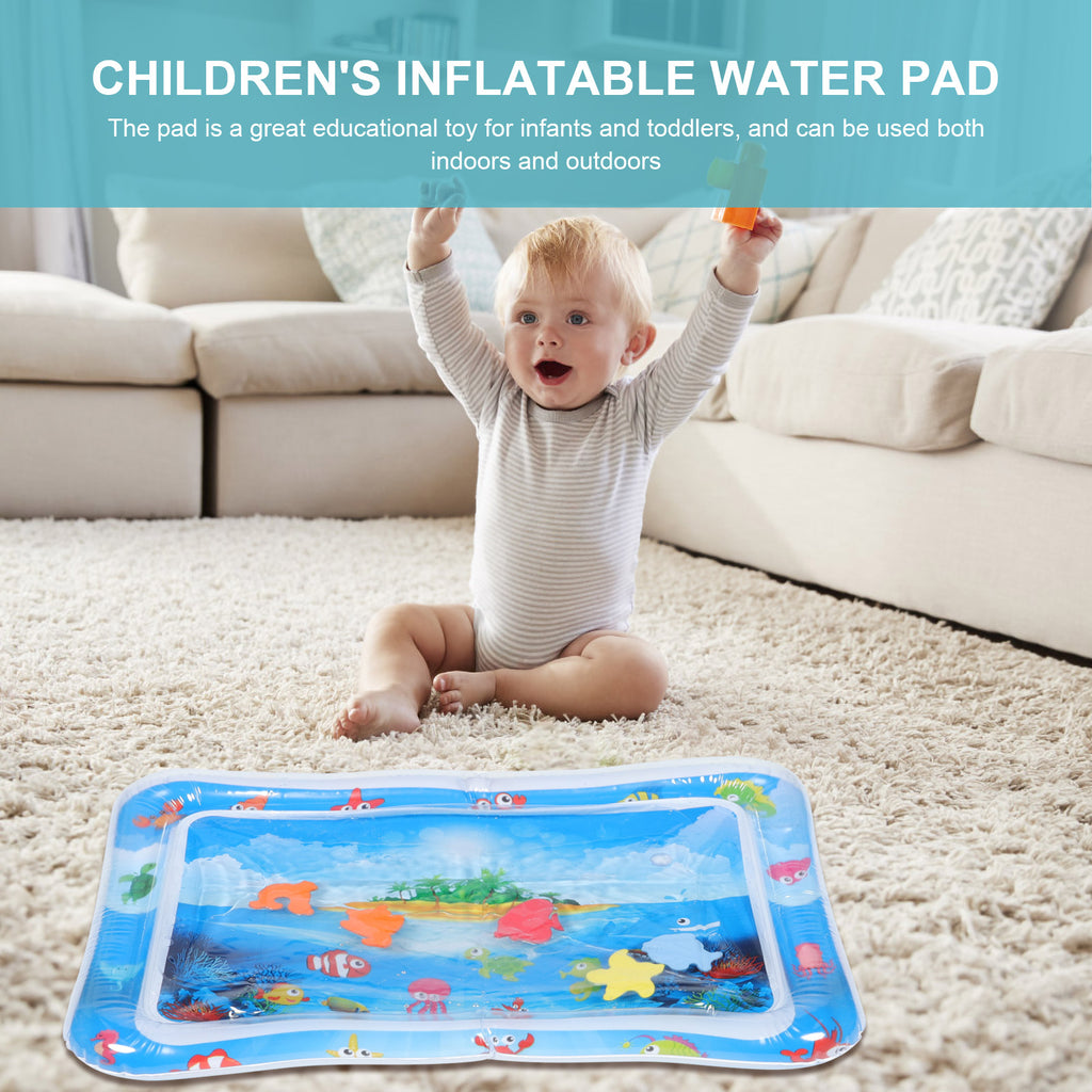 Inflatable Baby Crawling Pad Fish Mat Water Cushion Pvc U581753