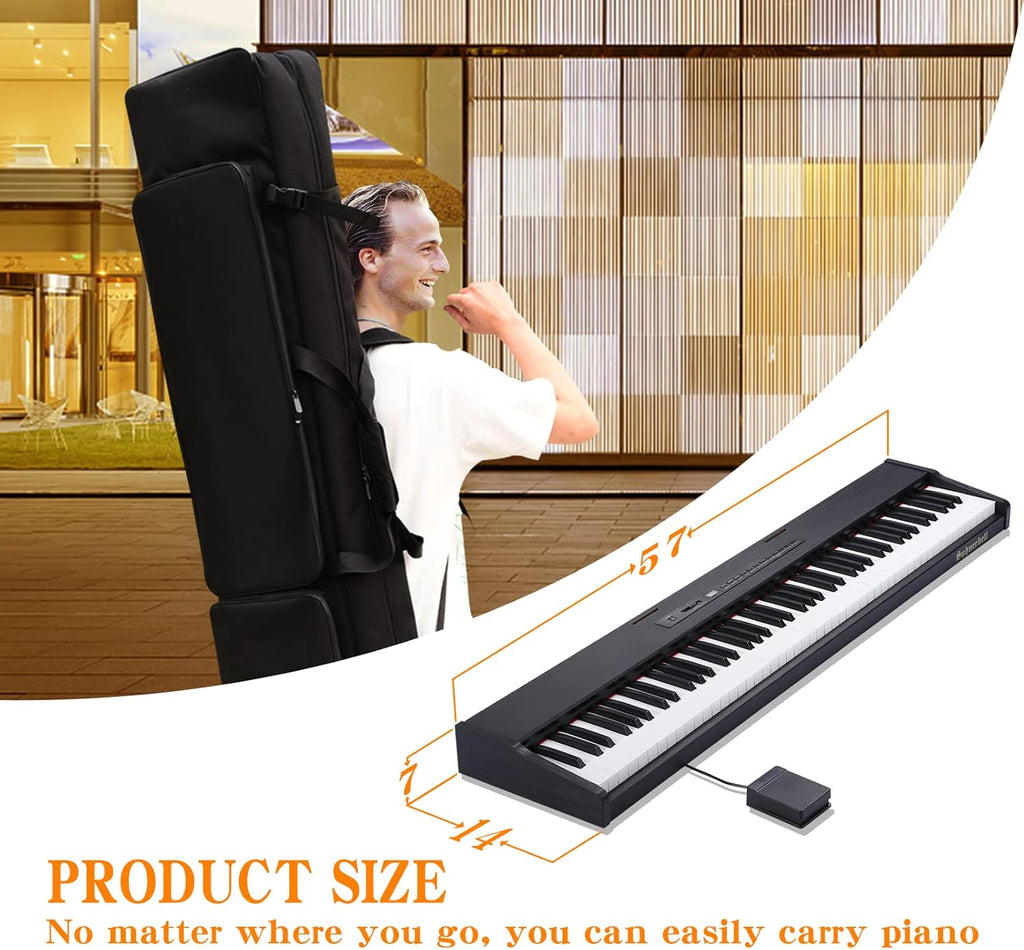 88 Key Semi-Weighted Portable Digital Piano with Sustain Pedal I999764