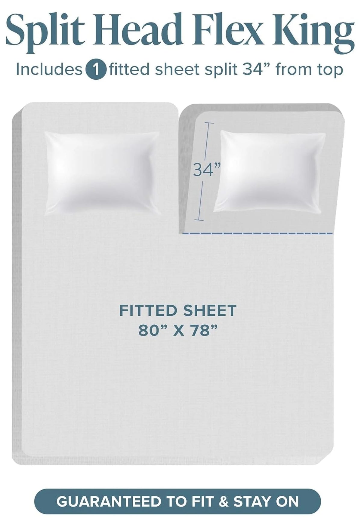 Light Grey 4 Piece Flex King Microfiber Bed Sheet Set D72739