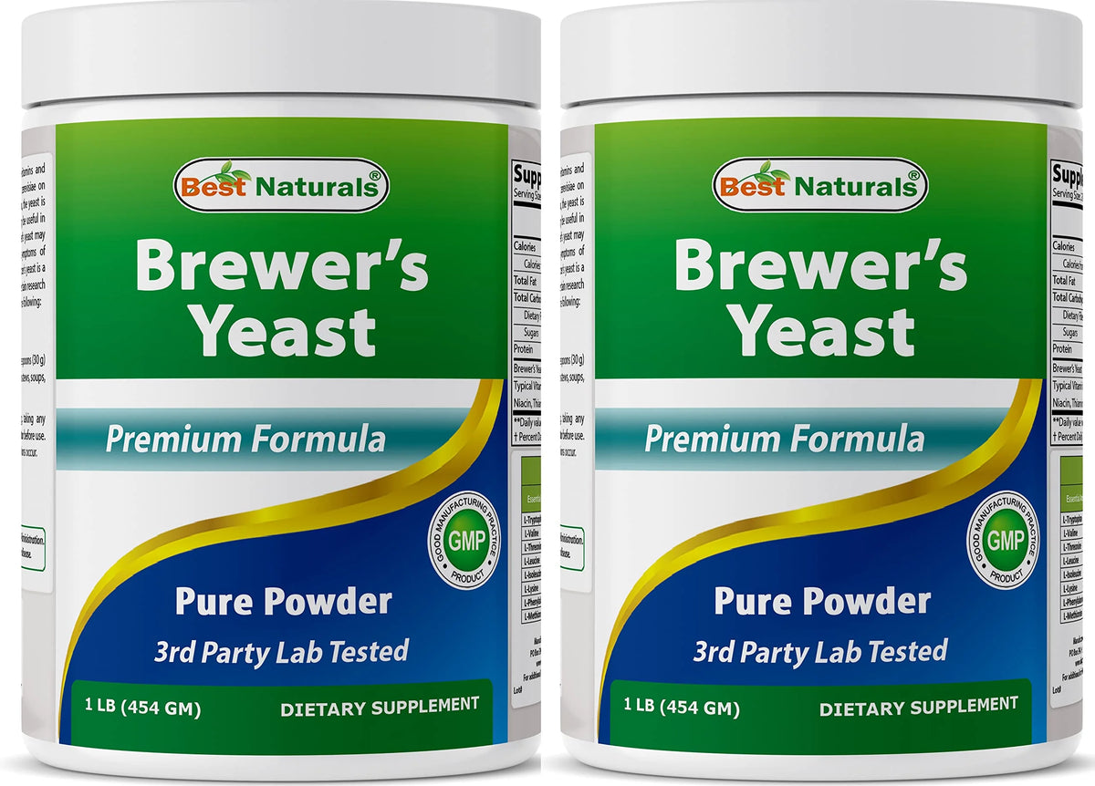 Pure Brewers Yeast Powder 16 oz 2 Pack R553